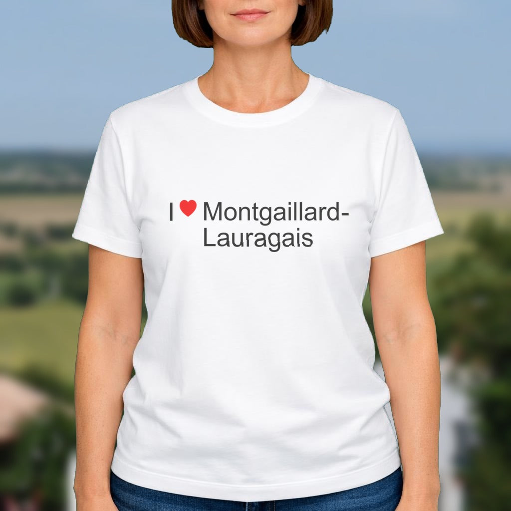 T-shirt I love montgaillard-lauragais