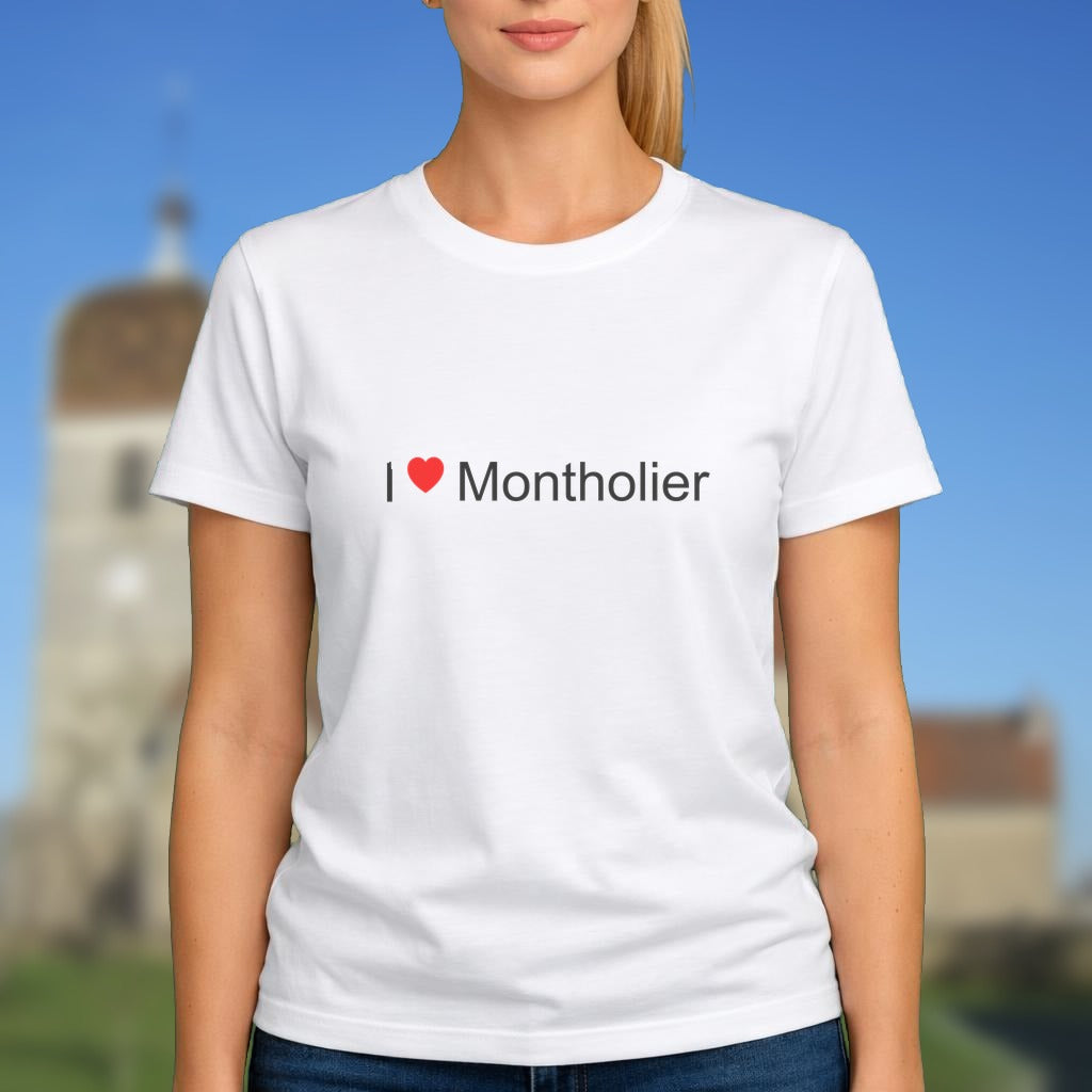 T-shirt I love montholier