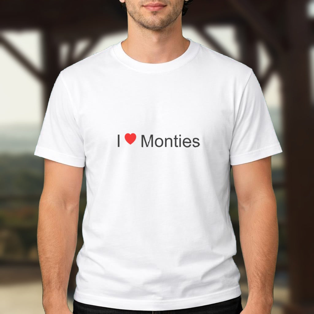 T-shirt I love monties