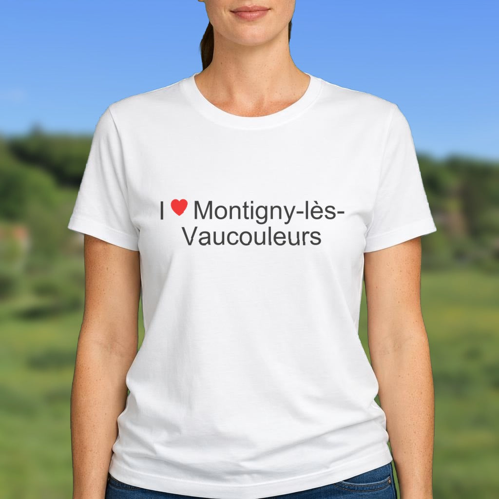 T-shirt I love montigny-lès-vaucouleurs