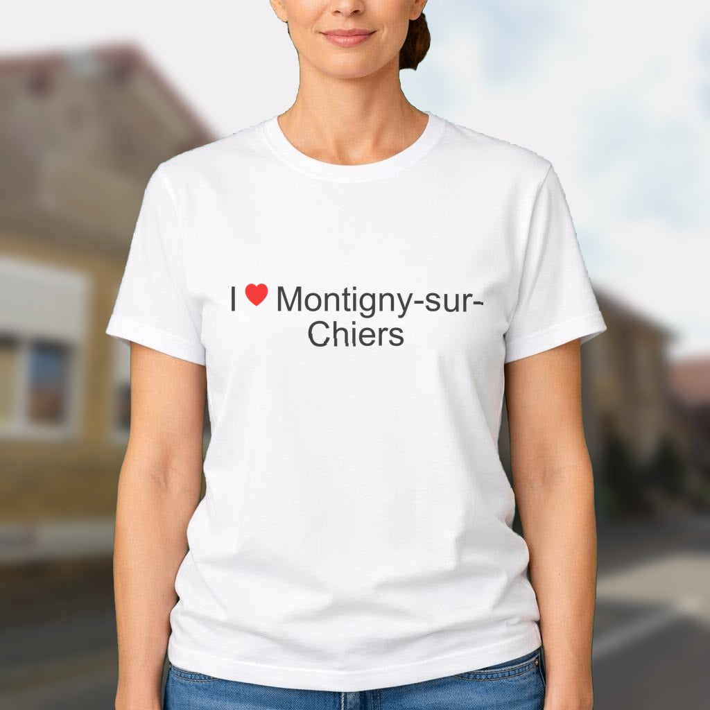 T-shirt I love montigny-sur-chiers