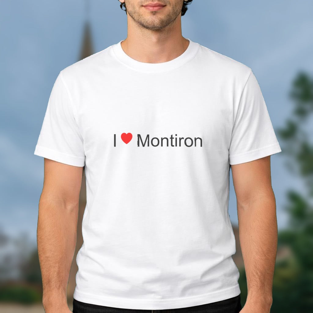 T-shirt I love montiron