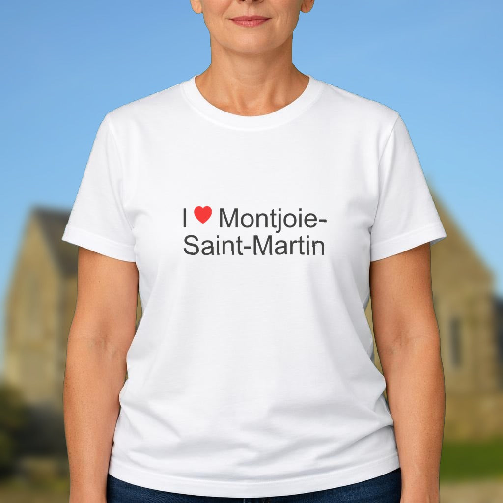 T-shirt I love montjoie-saint-martin