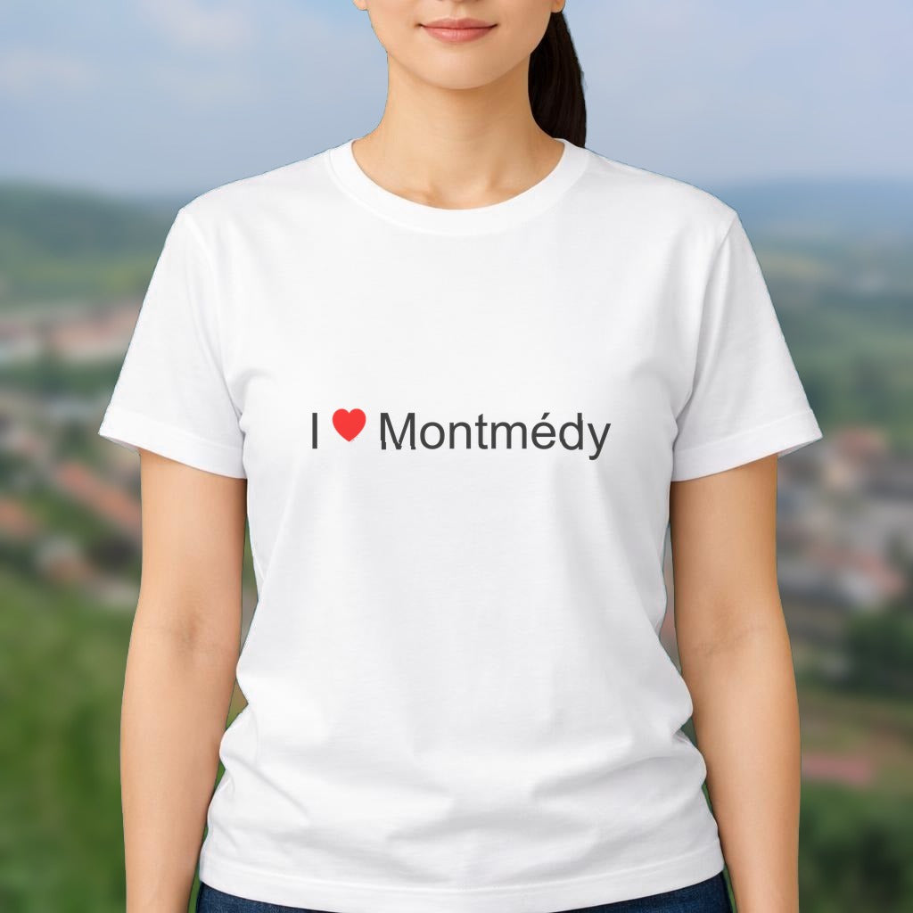 T-shirt I love montmédy