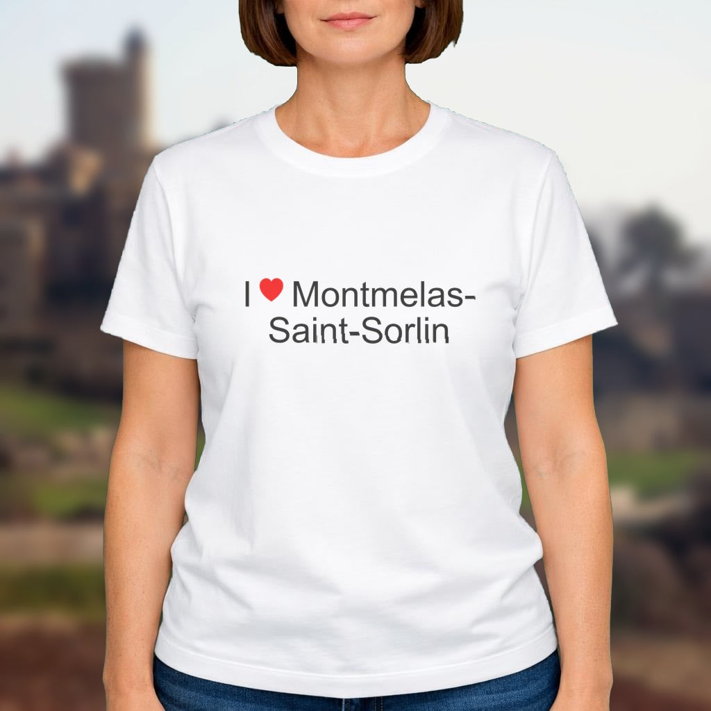 T-shirt I love montmelas-saint-sorlin