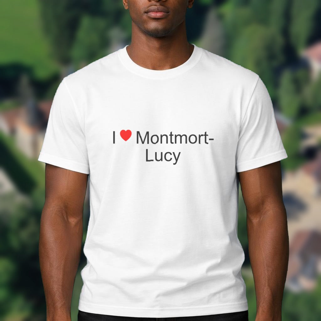 T-shirt I love montmort-lucy