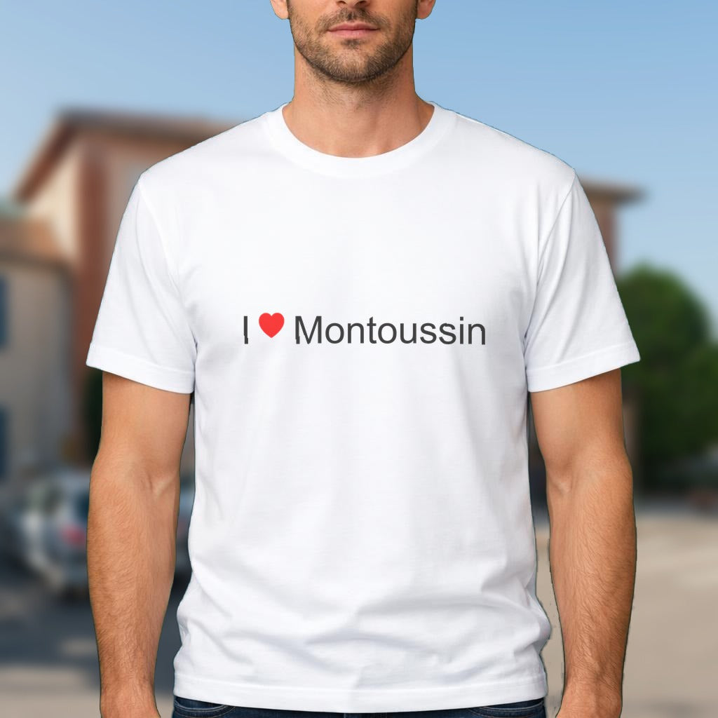 T-shirt I love montoussin