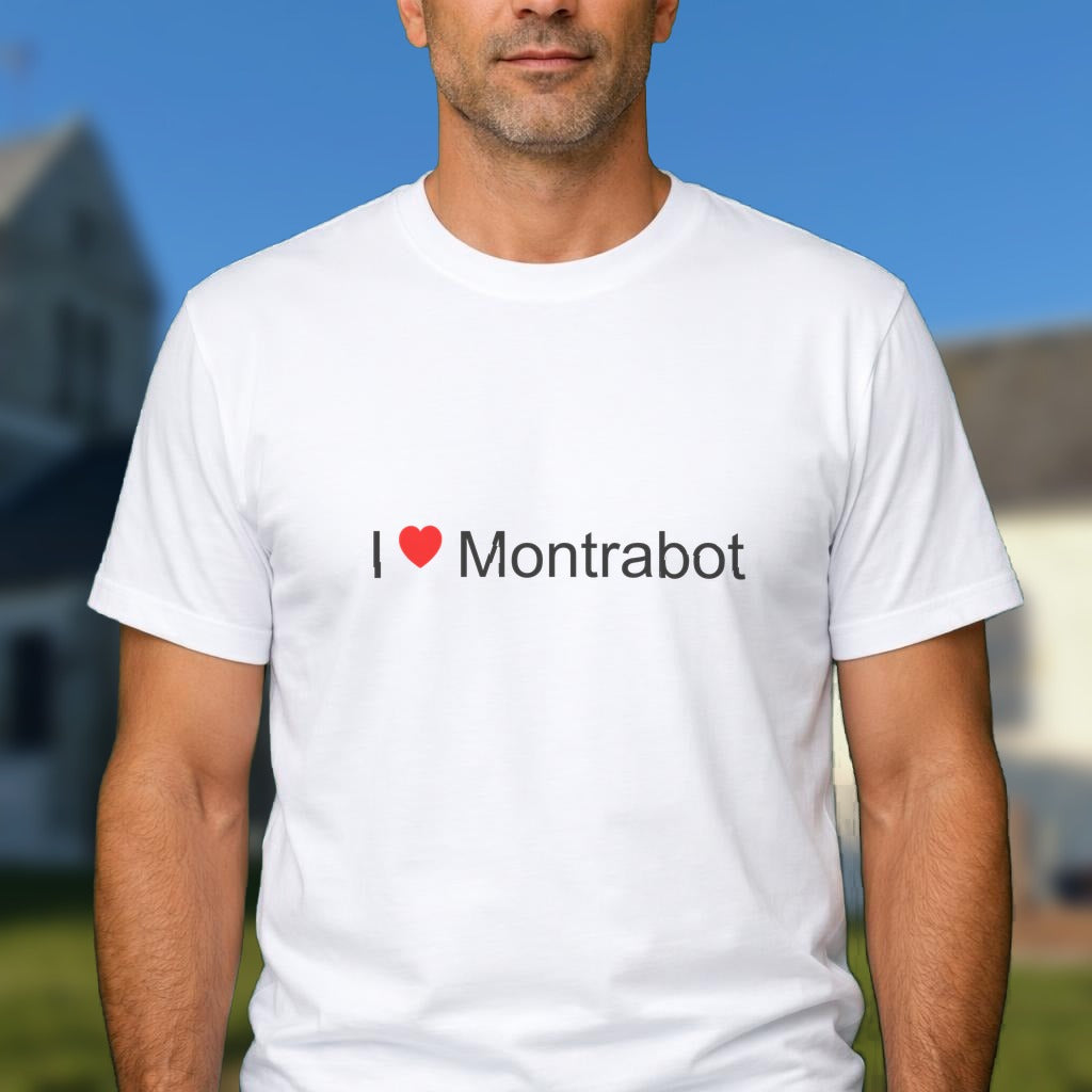 T-shirt I love montrabot