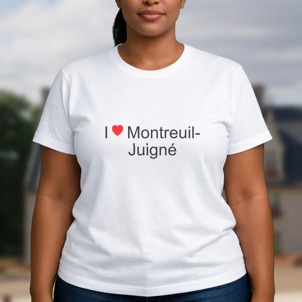T-shirt I love montreuil-juigné
