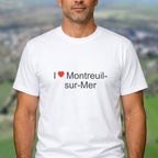T-shirt I love montreuil-sur-mer