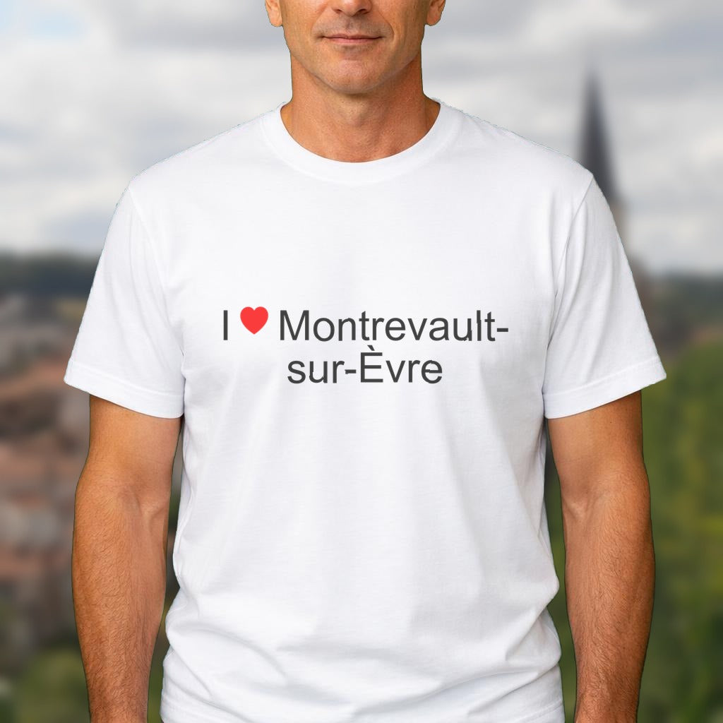 T-shirt I love montrevault-sur-èvre