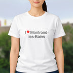 T-shirt I love montrond-les-bains