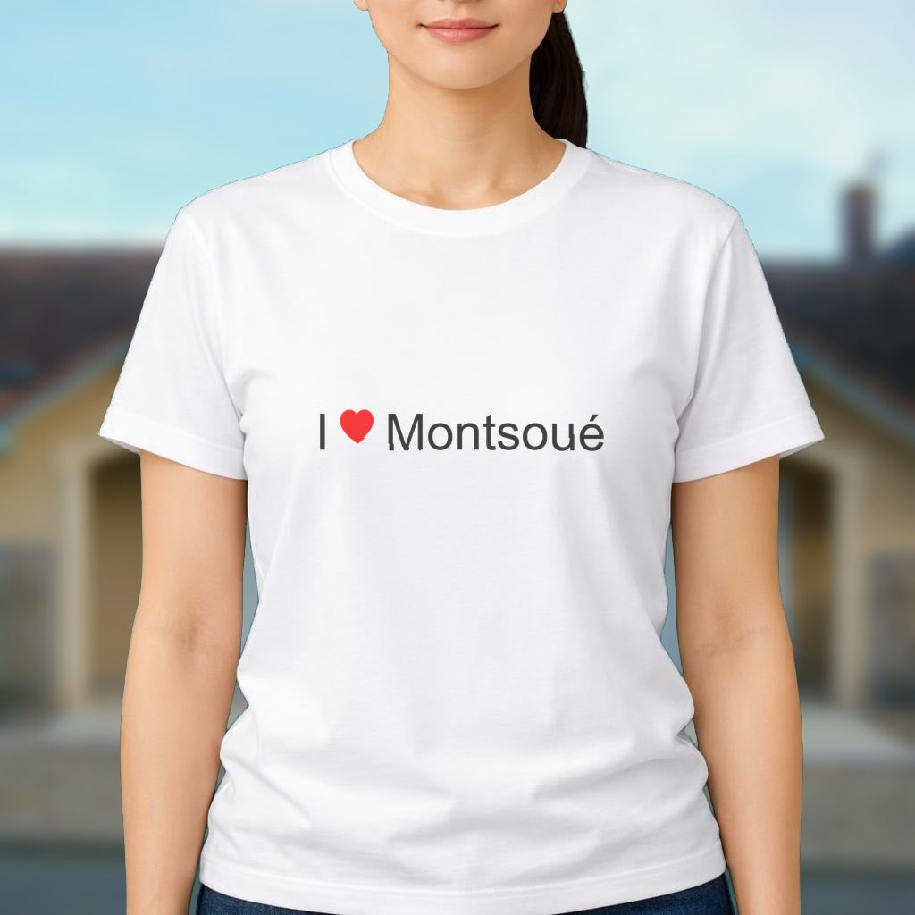 T-shirt I love montsoué