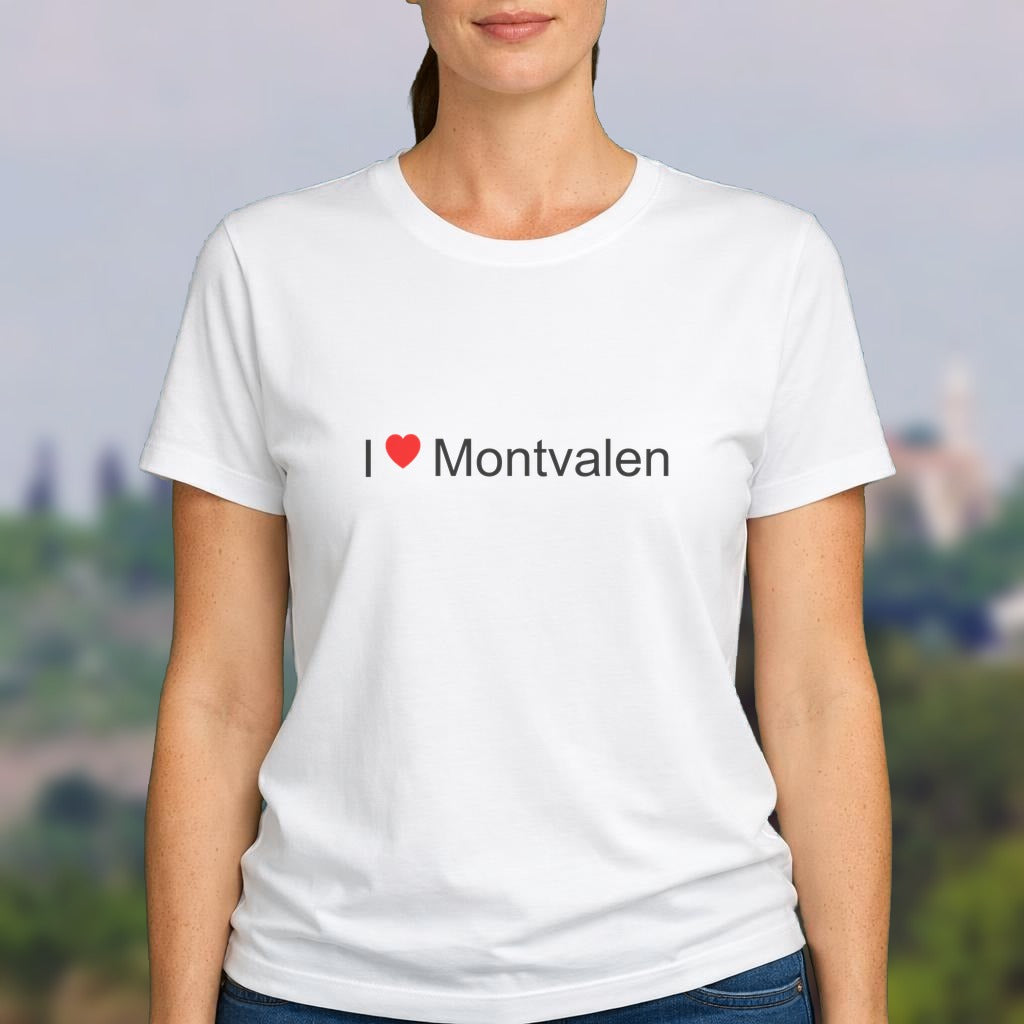 T-shirt I love montvalen