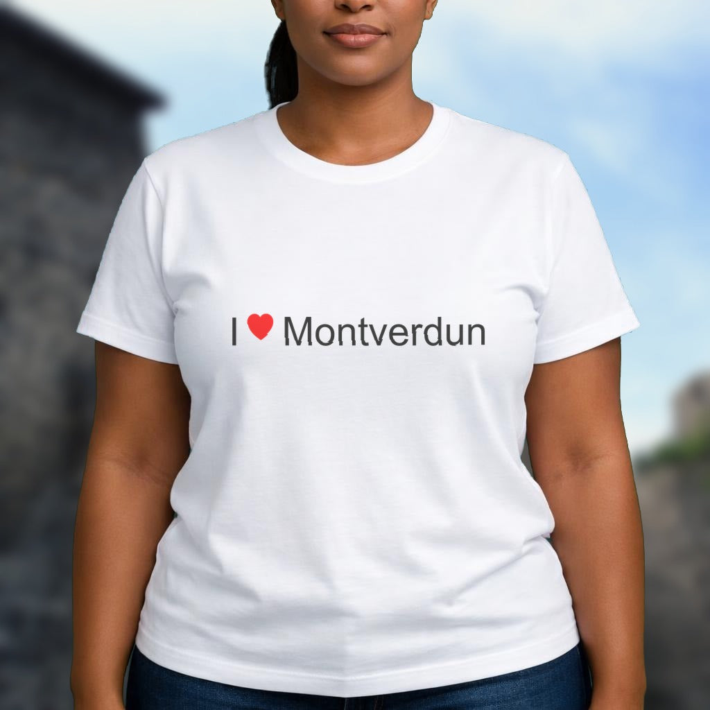 T-shirt I love montverdun