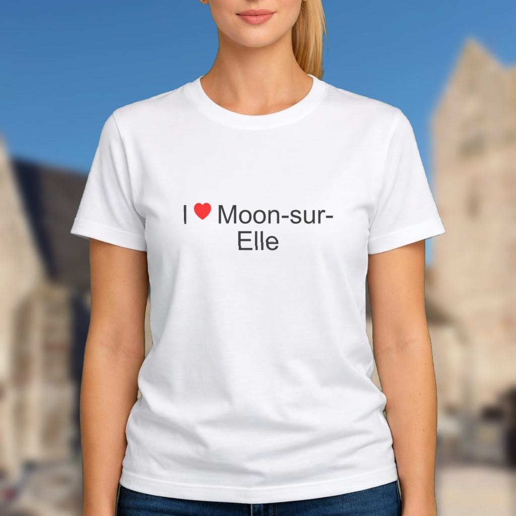 T-shirt I love moon-sur-elle