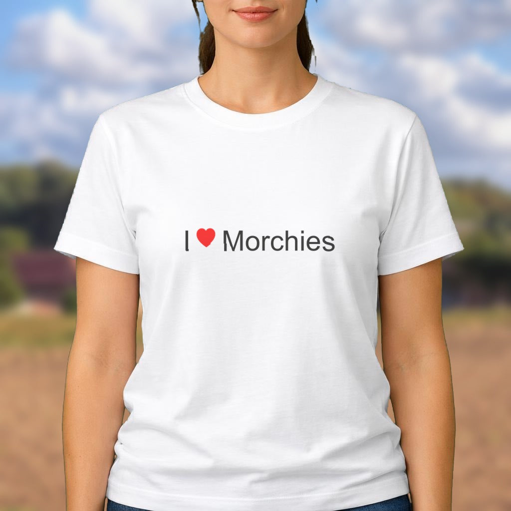 T-shirt I love morchies