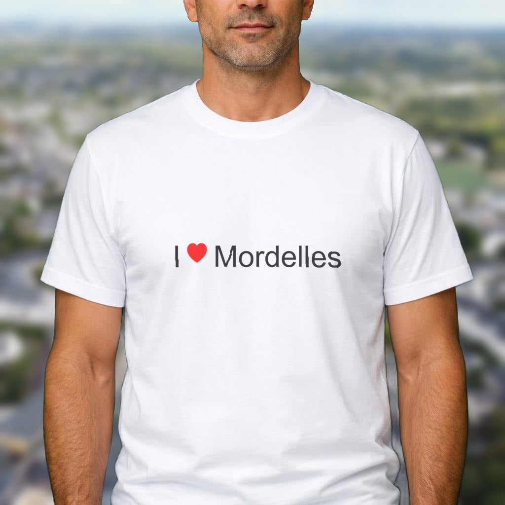 T-shirt I love mordelles