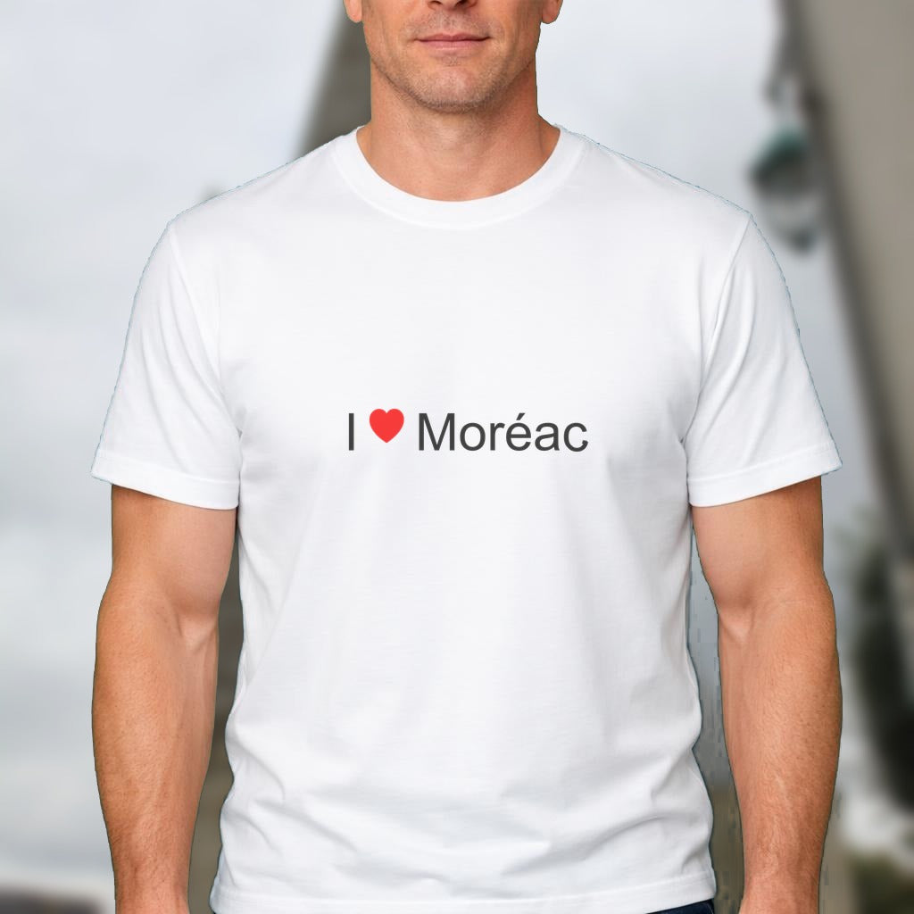 T-shirt I love moréac