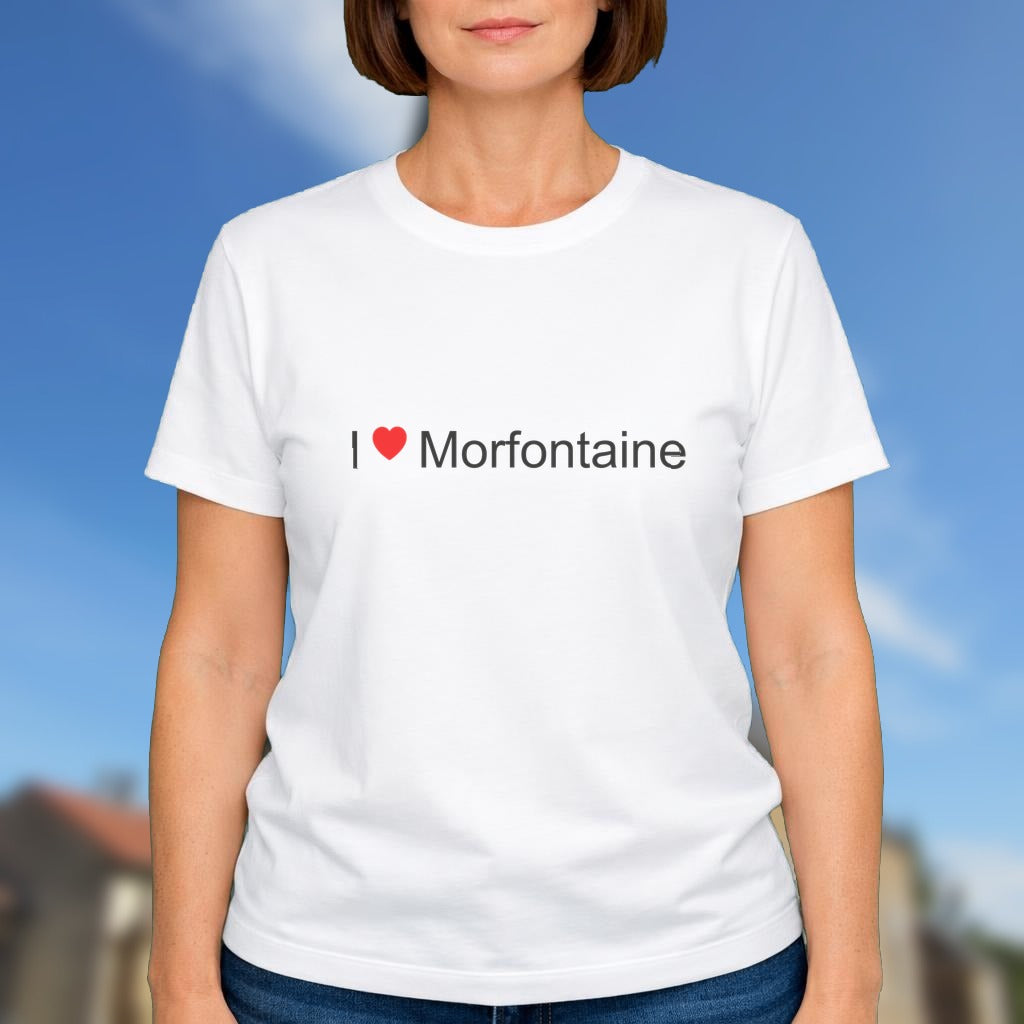 T-shirt I love morfontaine