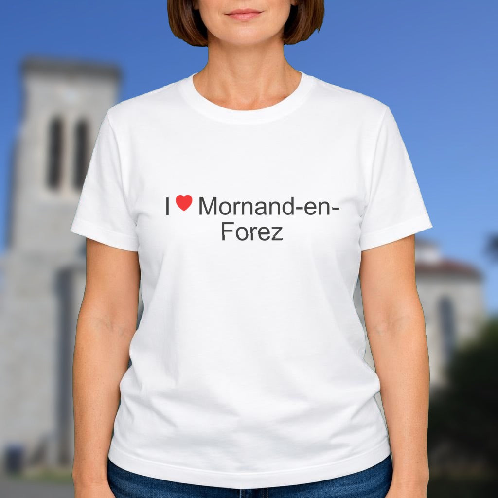 T-shirt I love mornand-en-forez