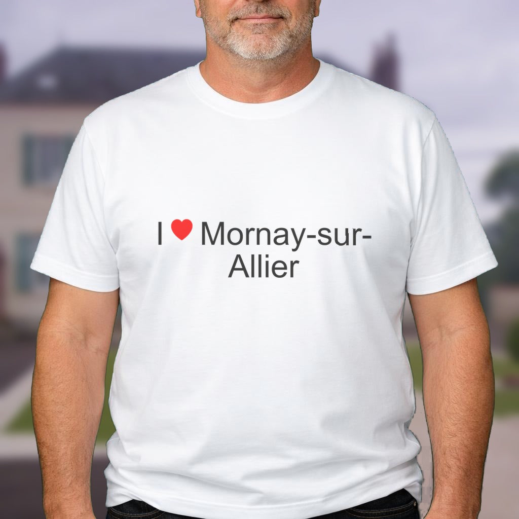 T-shirt I love mornay-sur-allier
