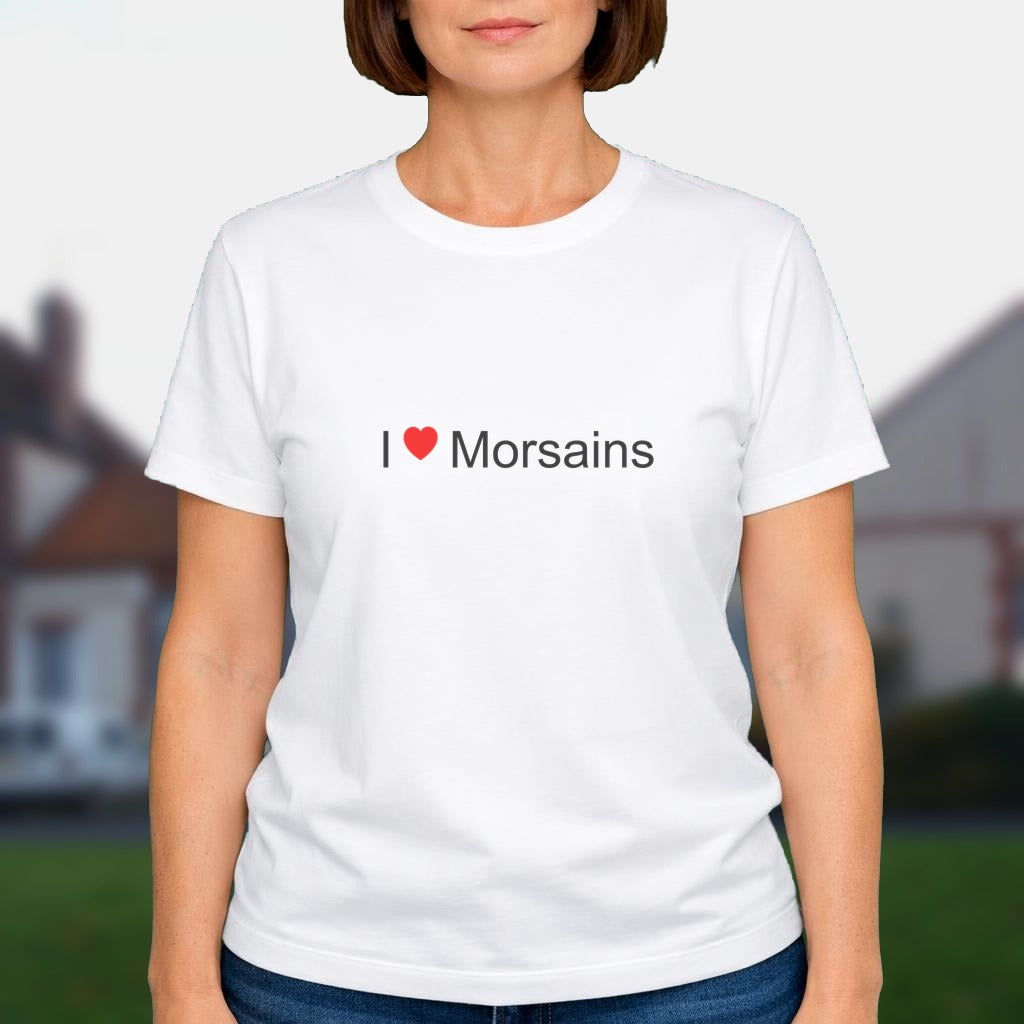 T-shirt I love morsains