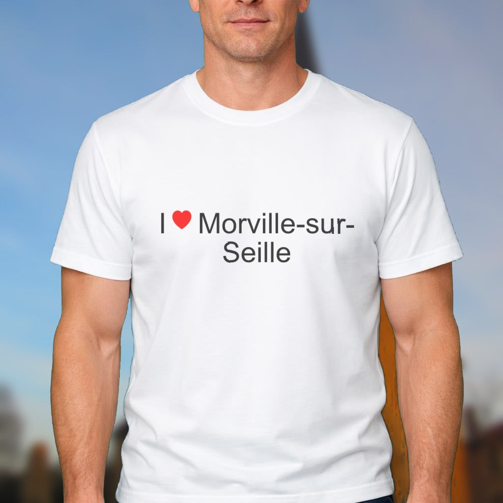 T-shirt I love morville-sur-seille