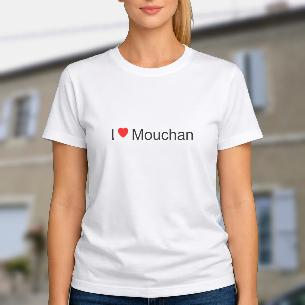 T-shirt I love mouchan