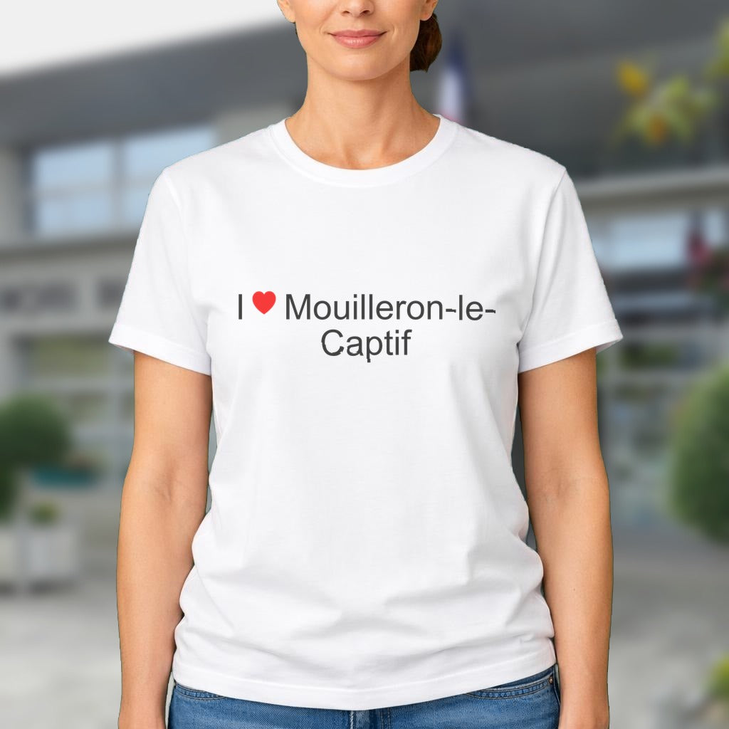T-shirt I love mouilleron-le-captif