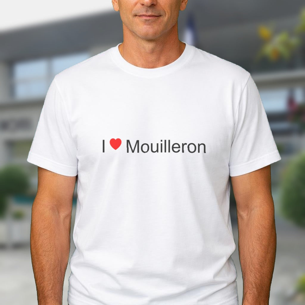 T-shirt I love mouilleron