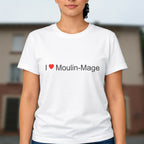 T-shirt I love moulin-mage