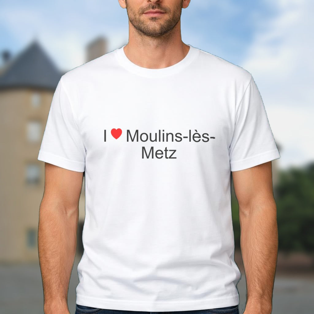 T-shirt I love moulins-lès-metz