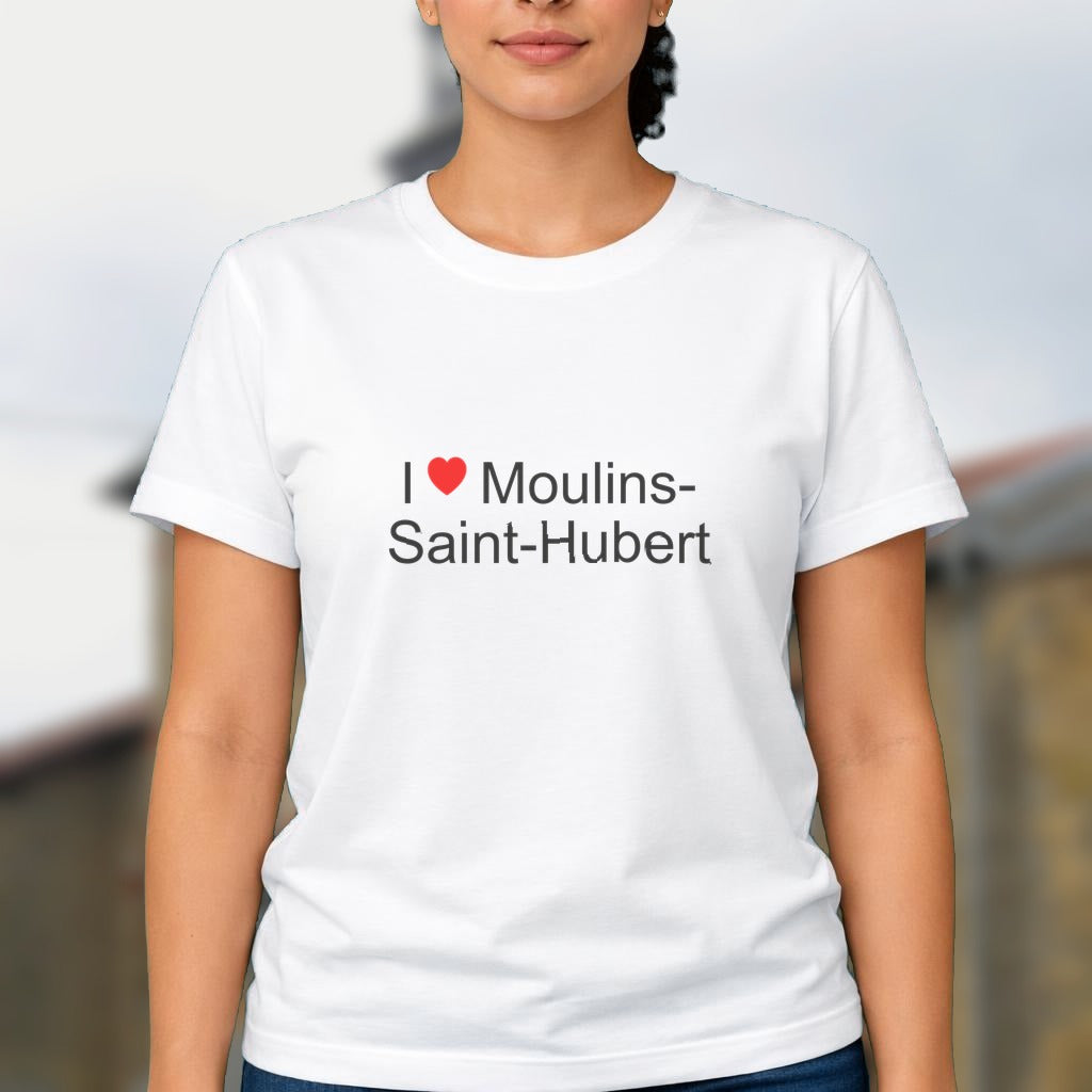 T-shirt I love moulins-saint-hubert