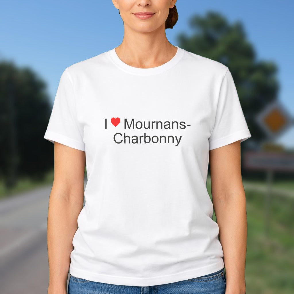 T-shirt I love mournans-charbonny