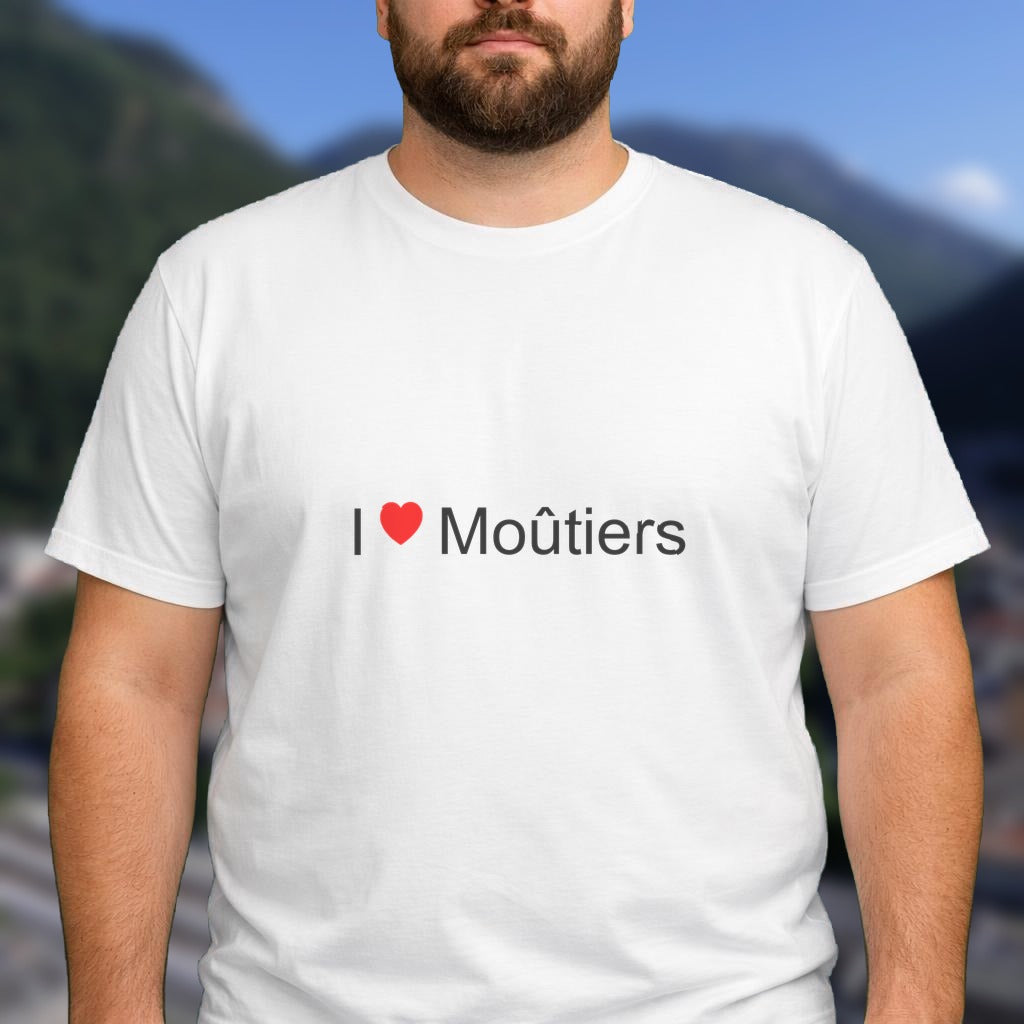 T-shirt I love moûtiers