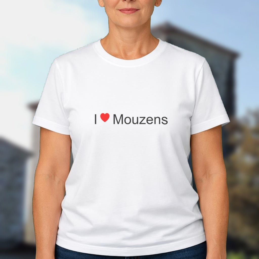 T-shirt I love mouzens