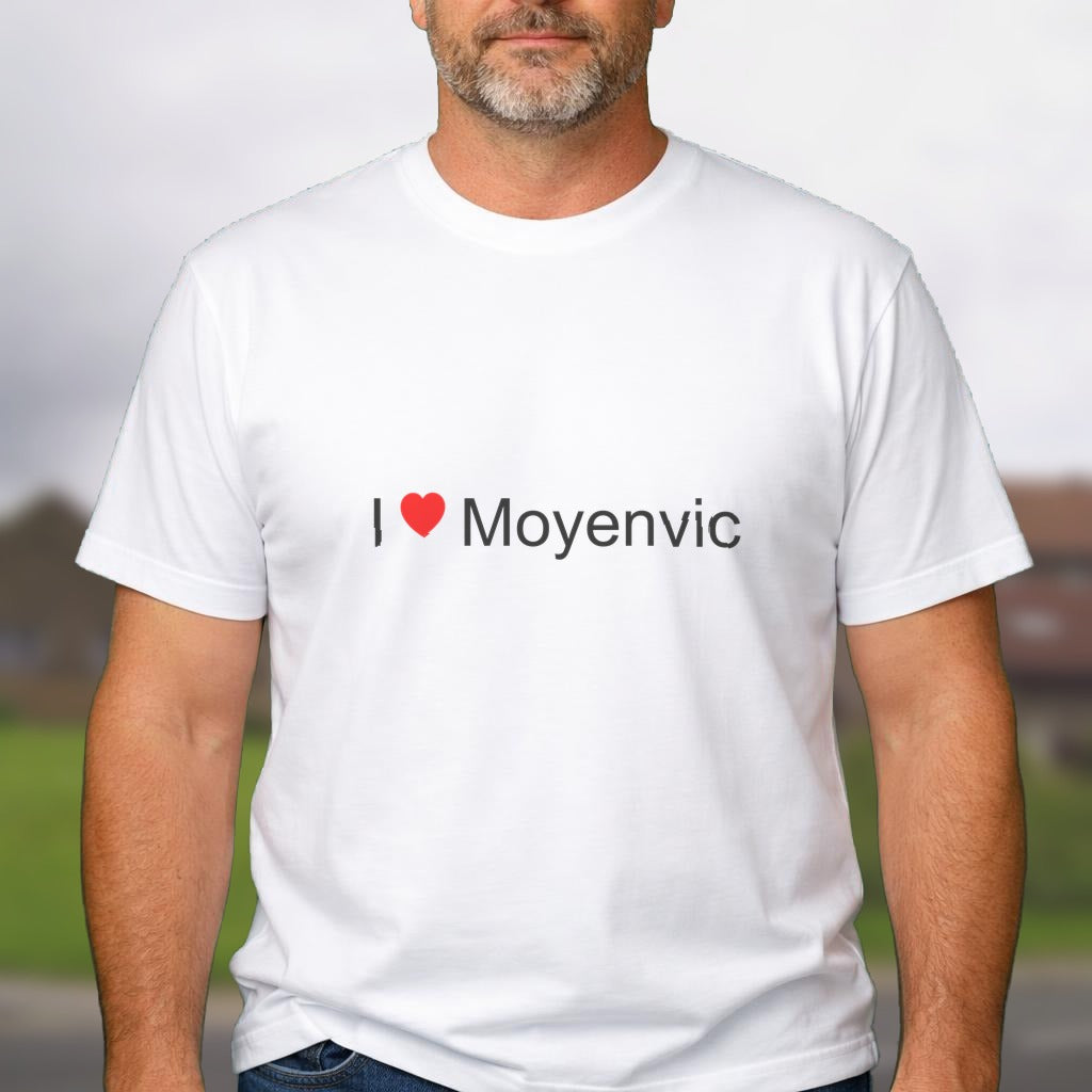 T-shirt I love moyenvic