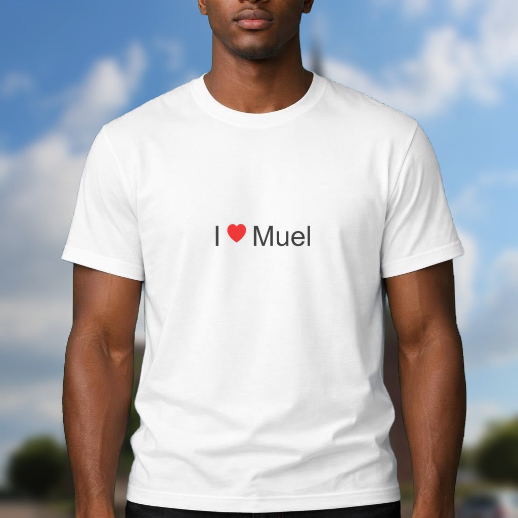 T-shirt I love muel