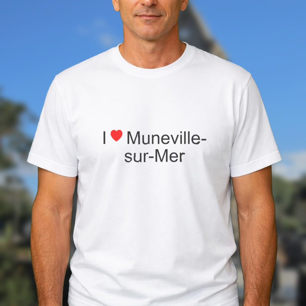 T-shirt I love muneville-sur-mer