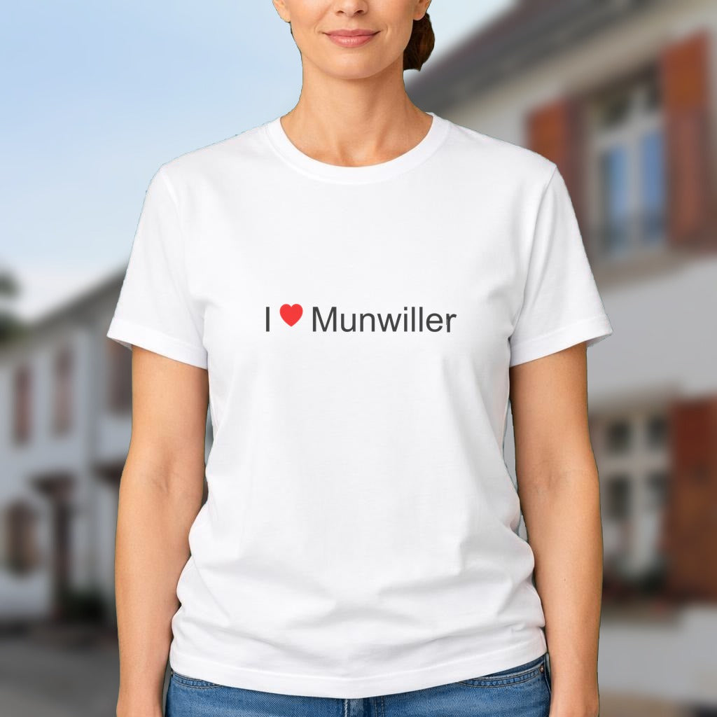 T-shirt I love munwiller