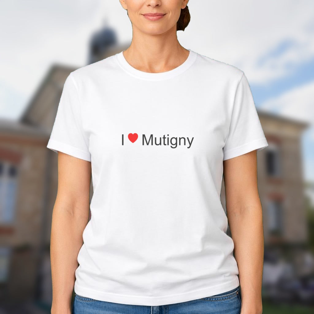 T-shirt I love mutigny