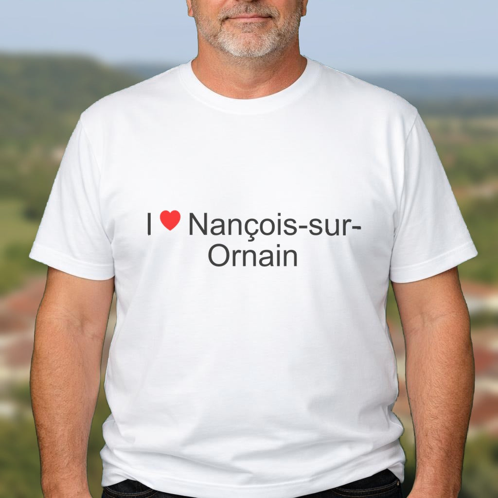 T-shirt I love nançois-sur-ornain