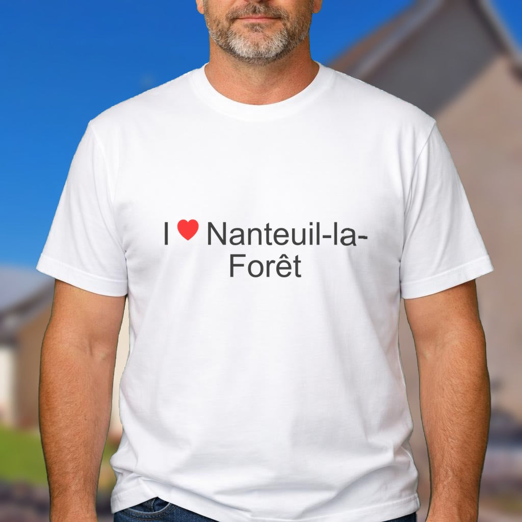T-shirt I love nanteuil-la-forêt