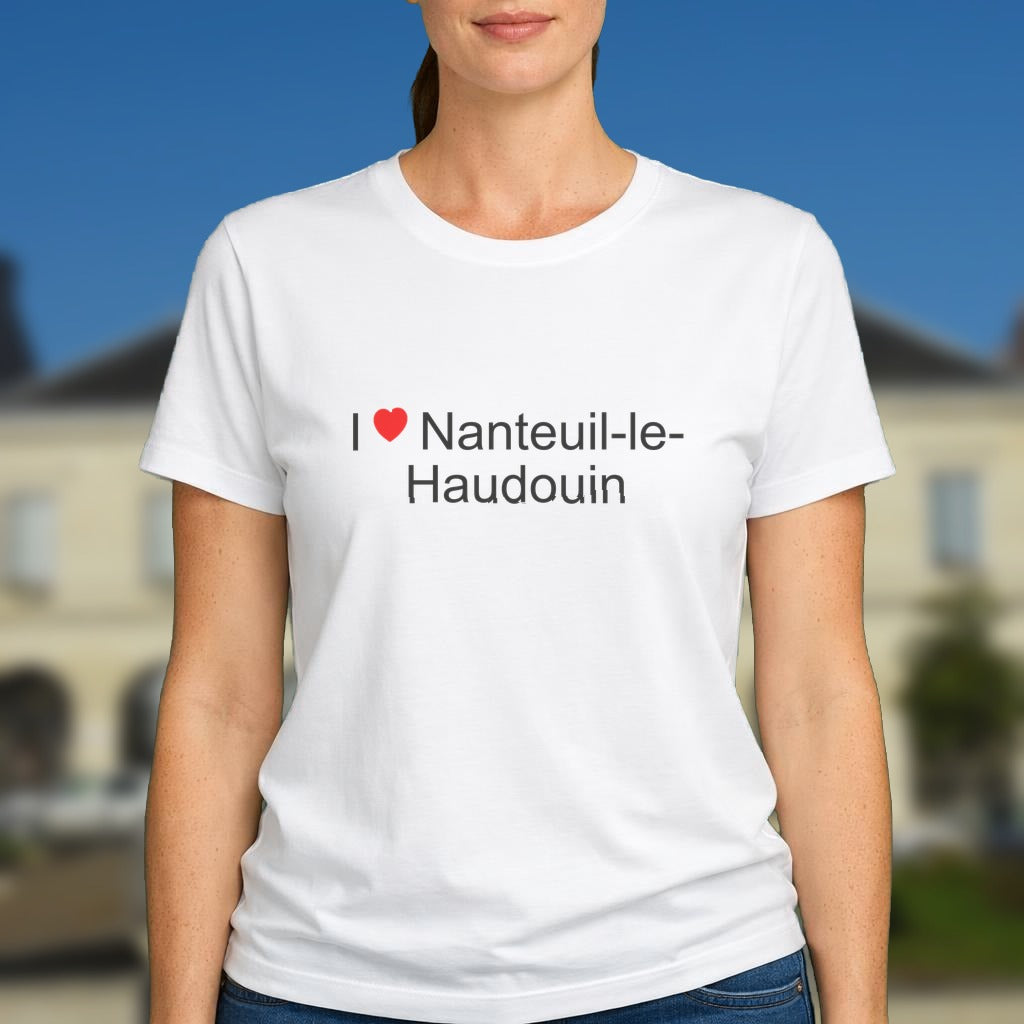 T-shirt I love nanteuil-le-haudouin