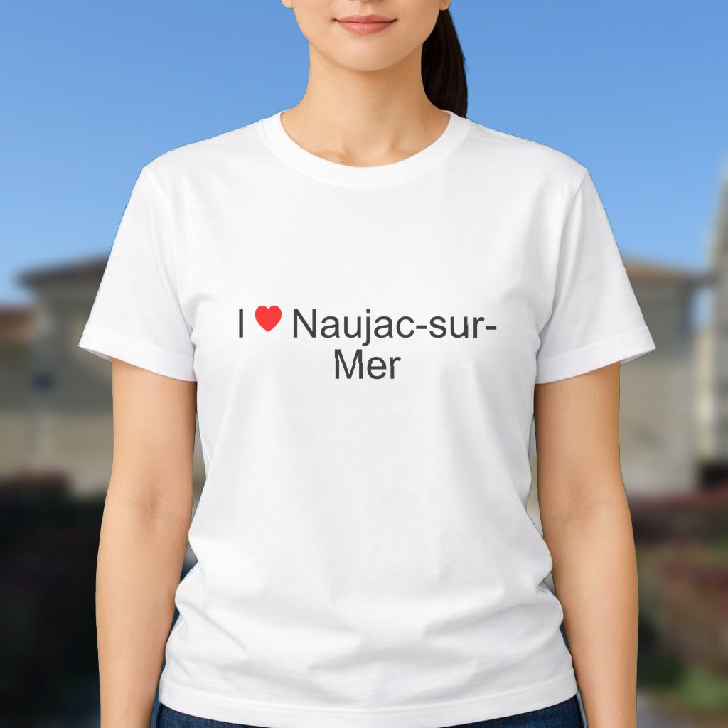 T-shirt I love naujac-sur-mer