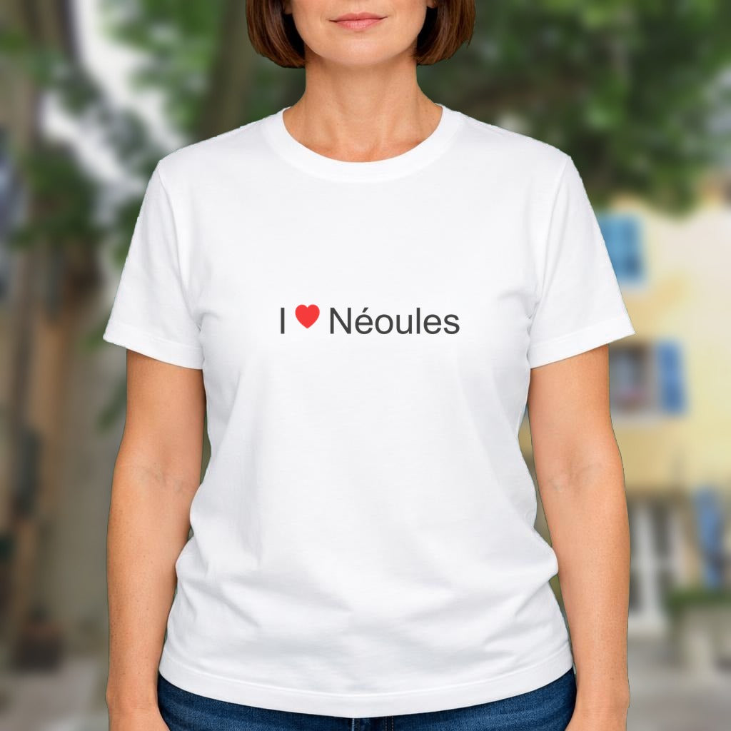 T-shirt I love néoules