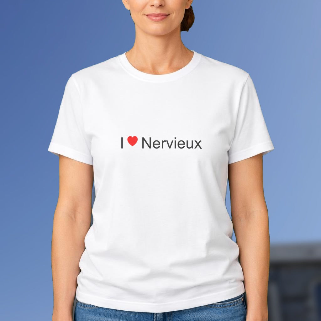 T-shirt I love nervieux