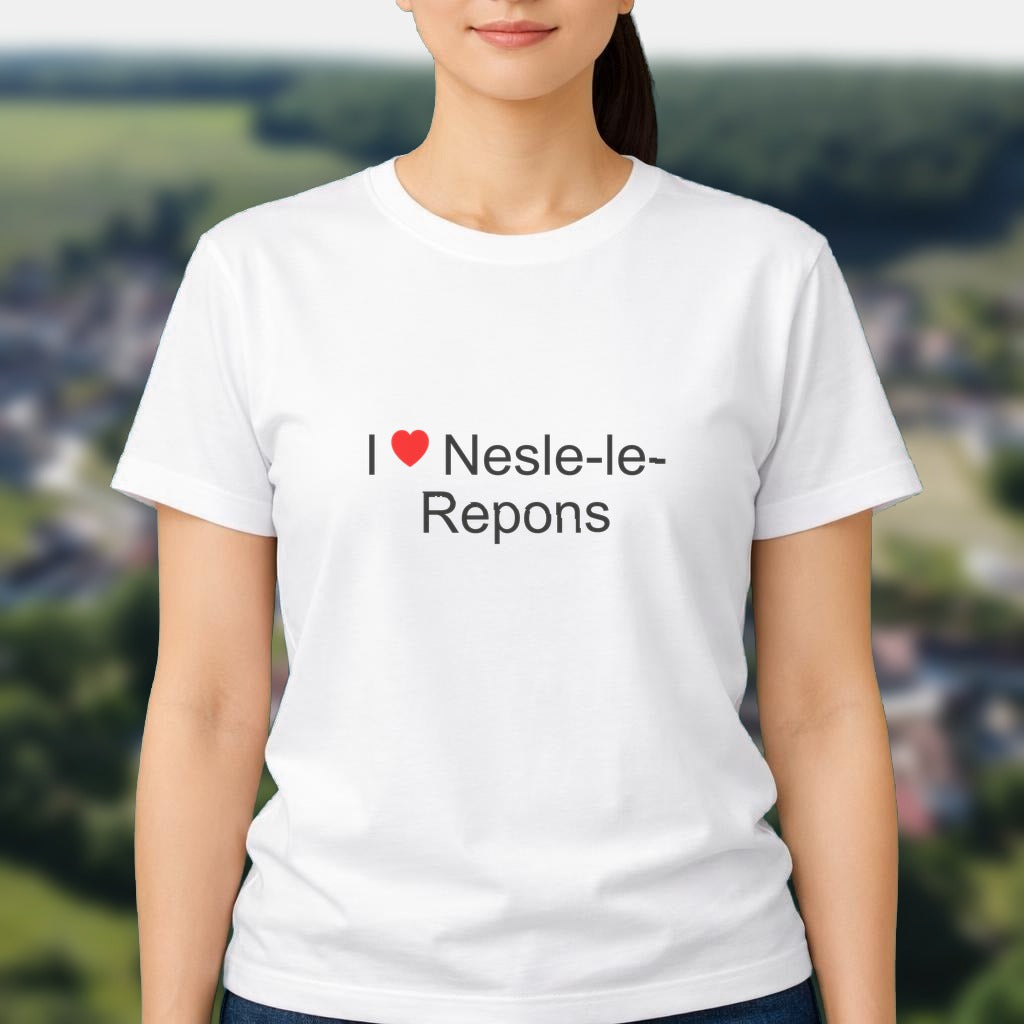 T-shirt I love nesle-le-repons