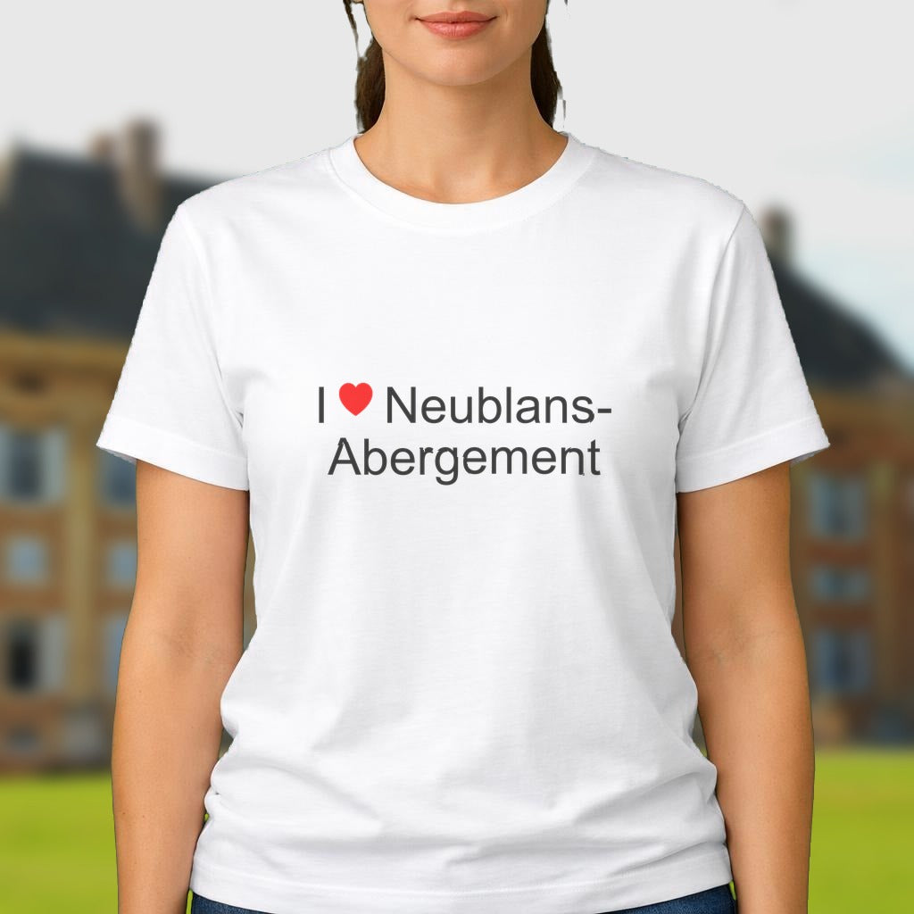 T-shirt I love neublans-abergement